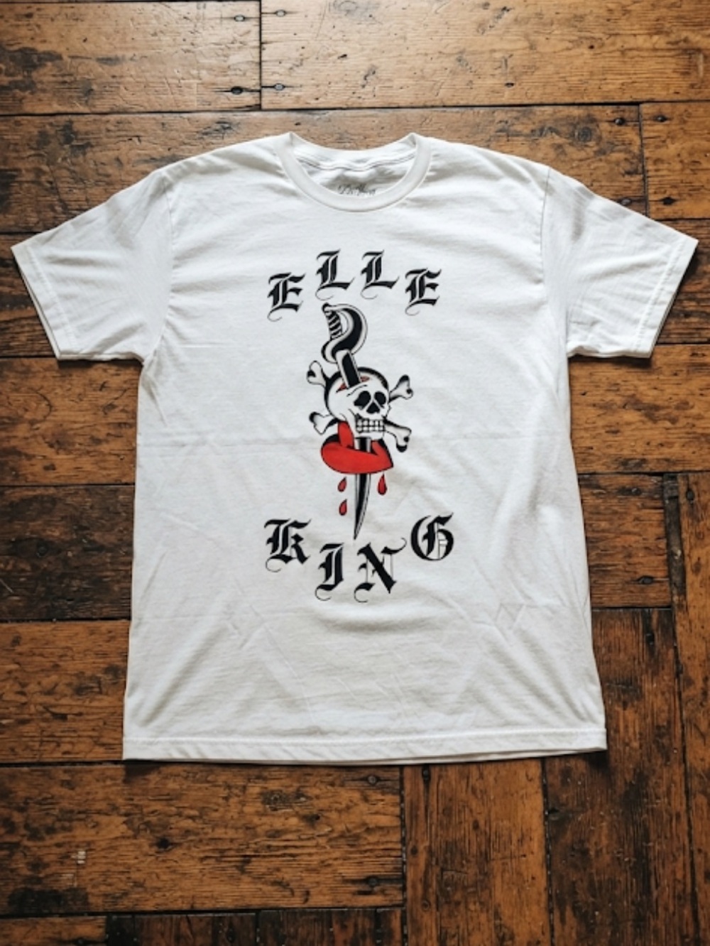 White Graphic Short Sleeve Tee